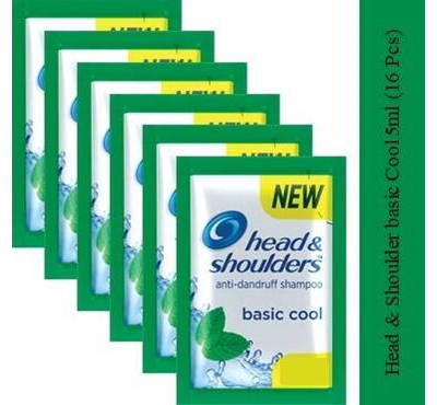 H&S  Basic Cool Shampoo 5 ML (Mini Pack)