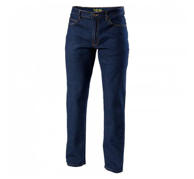 NZ-13006 Slim-fit Stretchable Denim Jeans Pant For Men - Dark Blue