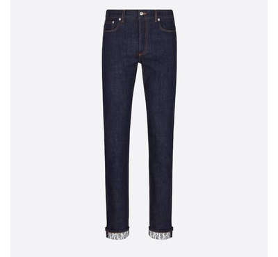 NZ-13007 Slim-fit Stretchable Denim Jeans Pant For Men - Dark Blue