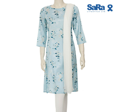 SaRa Ladies Ethnic 3 pcs (SSIND13A-Sky blue)