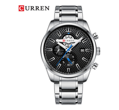 CURREN 8352 Stainless Steel Analog Watches for Men  Blue