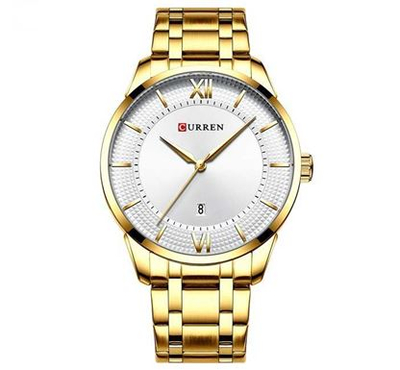CURREN 8356 Luxury Business Quartz Watches Mens Clock Stainless Steel Band Fashion Wrist Watches Men Designers Watch