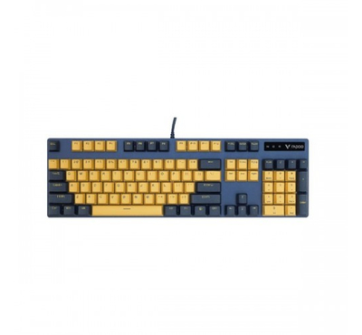 Rapoo V500PRO Yellow-Blue Backlit Gaming Mechanical Keyboard