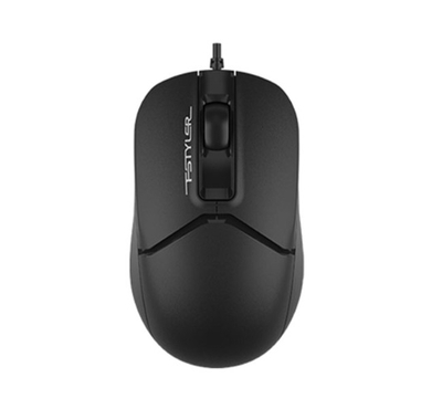 A4 TECH FM12 FSTYLER WIRED BLACK USB MOUSE