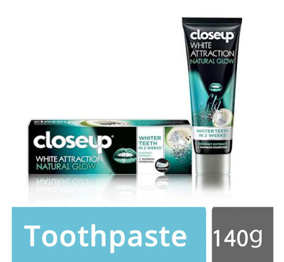 Closeup Toothpaste White Attraction Natural Glow 140g