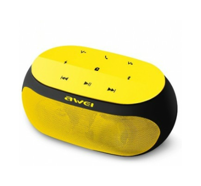 Awei Y200 HiFi Bluetooth Speaker - Yellow+Black - Awei(6954284012850)