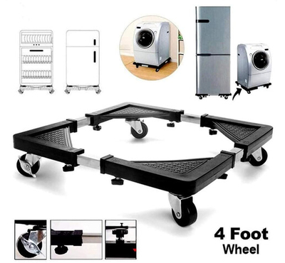 Multi-functional Mobile Base with 4 Wheels Adjustable for Washing Machine Refrigerator