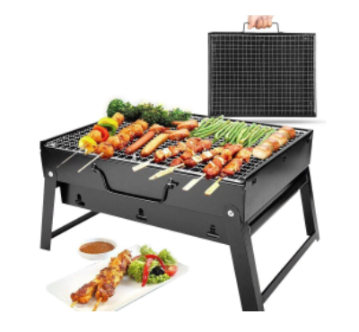 13 inch Portable Barbecue Machine BBQ - Black