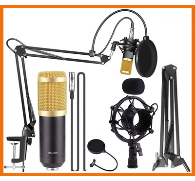 BM-800 Condenser Microphone Full Studio Package