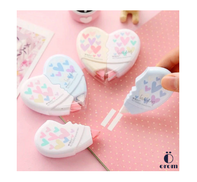 Cute Love Heart Correction Tapes Student Gift Kawaii Stationery Office School Supplies