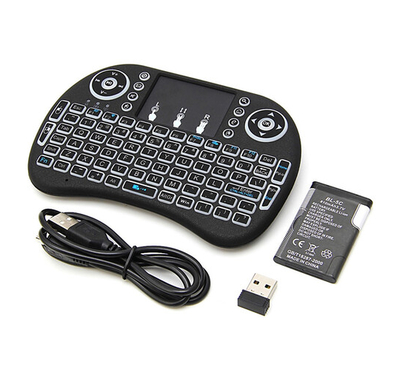 2.4GHz Mini Wireless Keyboard & Mouse Touchpad With RGB Back Light
