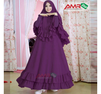Arabian Sweets Hijab and Borkha  (Purple)