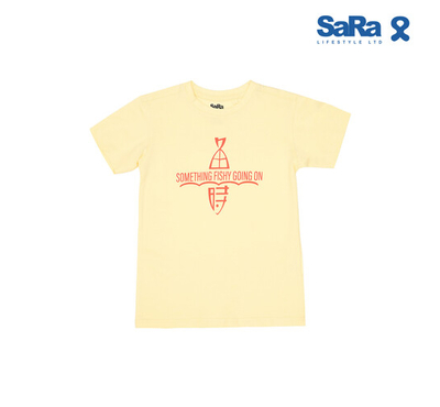 SaRa Boys T Shirt (BTS72FKK-LT. YELLOW), Baby Dress Size: 2-3 years