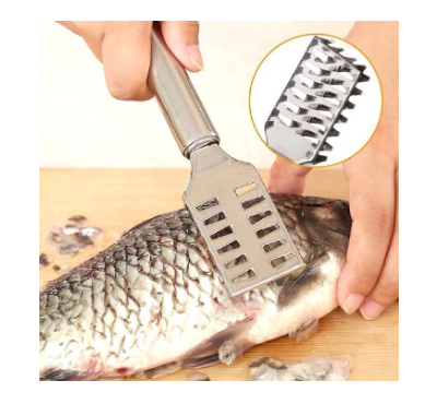 Fish Cleaning Tools Stainless Steel - Silver