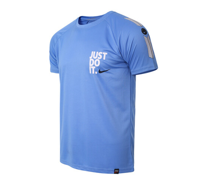 Premium Quality Sky Blue Stylish Jersey T-shirt, Size: M