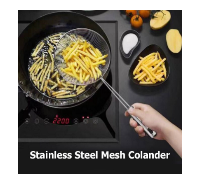 Frying Colanders Spoon Mesh Food Strainers Frying Oil Filter Kitchen Tools