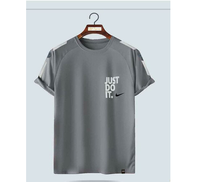 Premium Quality Ash Stylish Jersey T-shirt, Size: M