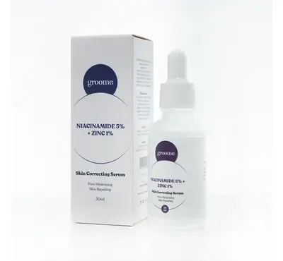 Groome Niacinamide 5% + Zinc 1% Skin Correcting Serum 30ml