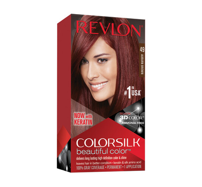 Revlon Hair Colour 4AB Auburn Brown- 80ml
