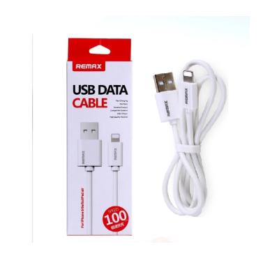 Remax USB Data Cable for iPhone/iPad Air 100cm - White