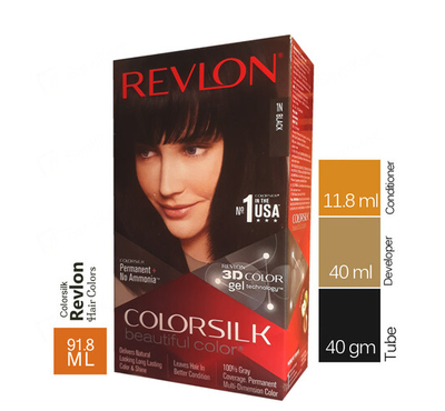Revlon Hair Colour 1N Black- 80ml