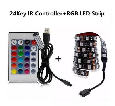 Music + APP Control RGB LED Strip Lights SMD 5050 Unlimited Color Indoor Hotel TV Background Light CPU PC Room Home Party Birthday Decoration 5m Meter / 16 Feet