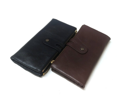 Stylish Double Zipper Wallet For Men