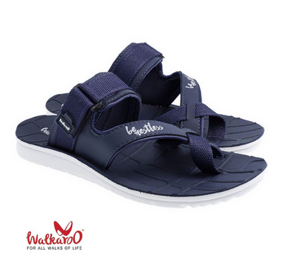 Walkaroo Mens Blue Outdoor Comfortable & Fashionable Sandals, Size: 6