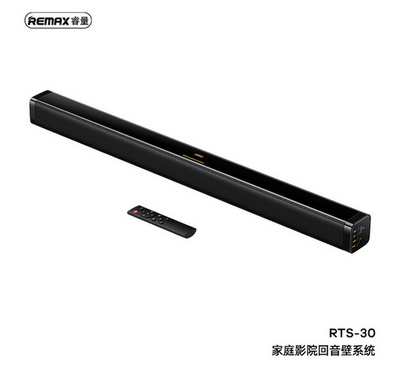 Remax RTS-30 WIreless Soundbar megaphone speaker Super Bass 2 Mode For Music & Theatre Immersive Stereo Powerful Play Sound System