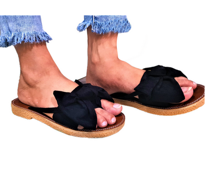 Stylishl Imported Ladies Sandal Black, Size: 36