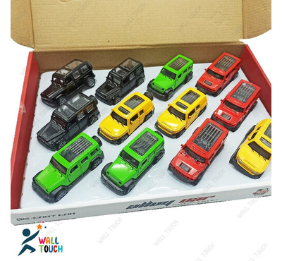 Alloy Die cast Pull Back Mini Metal Jeep Car Model Super Speed Mini Latest Toy Gift For Kids & For Transportation Vehicle Car Lover-Fullbox