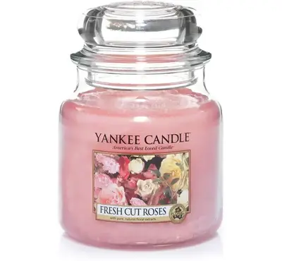 Yankee Candle Classic Medium Jar Fresh Cut Roses (411g)
