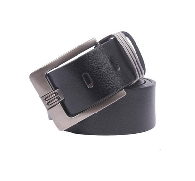 safa leather-Black Artificial Leather Belt