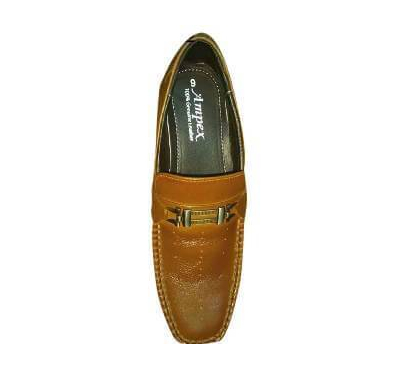 Men's Leather Formal Shoe-Brown