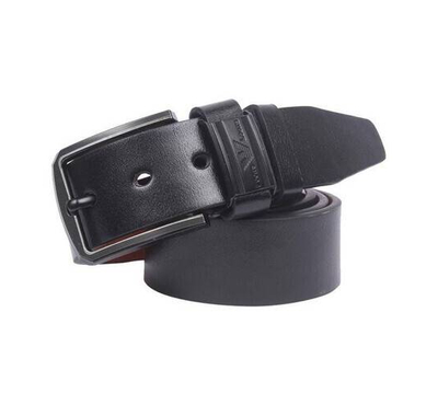 safa leather- Artificial Leather Belt For man-Black