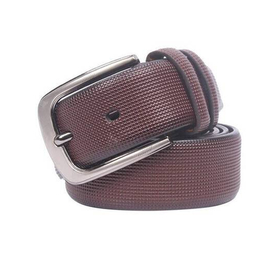 safa leather- Artificial Leather Belt For man-Chocolate Color