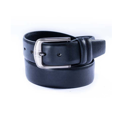 safa leather-Artificial Leather Formal Belt-Black