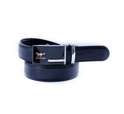 Black Safa leather-Artificial Leather Belt