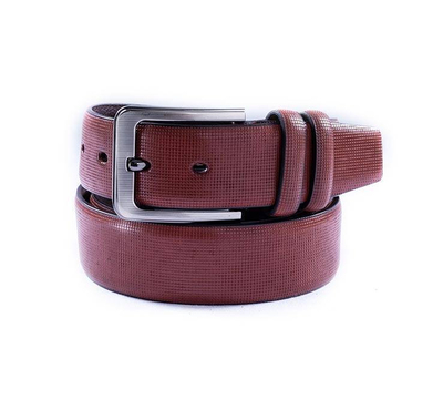 Safa leather-Artificial Leather Belt-Maroon