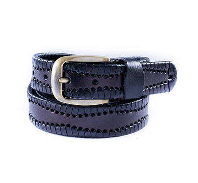 Safa leather-Artificial Leather Belt For men -Black
