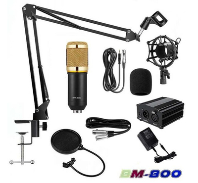 BM800 Condenser Microphone Full Studio Package Microphone Studio Mic