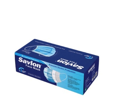 Savlon Face Mask 50pcs Box (Surgical)