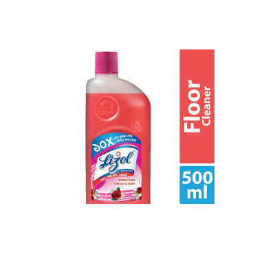 Lizol Disinfectant Floor & Surface Cleaner 500ml Floral, Kills 99.9% Germs