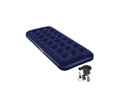 Single Air Bed Free Electric Pumper - Navy Blue