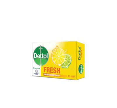 Dettol Soap Citrus Fresh 75gm Bathing Bar, Soap with Orour Protection