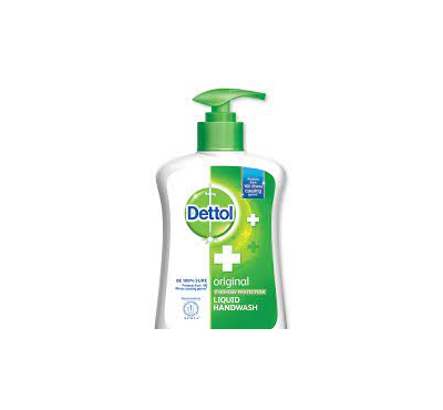 Dettol Handwash Original 200ml Pump Liquid Soap with protection from 100 illness-causing germs
