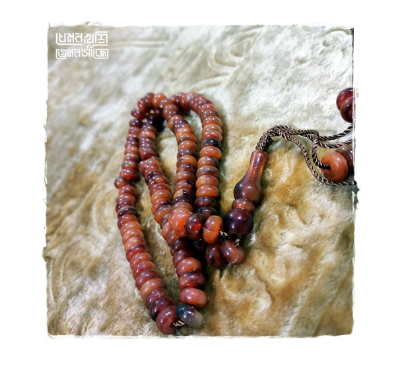 High Quality Tasbih IN Chocolate Color - 99 Dana - 1 ps