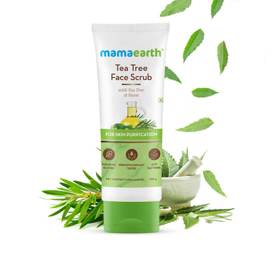 Mamaearth Tea Tree Face Scrub 100ml