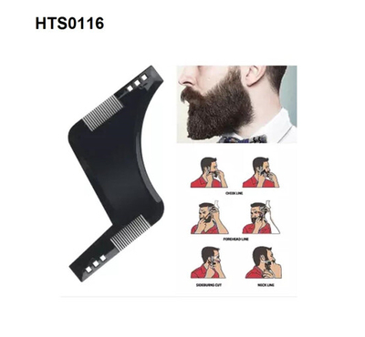 Beard Shaping Styling Template Plus Beard Comb All-in-One Tool