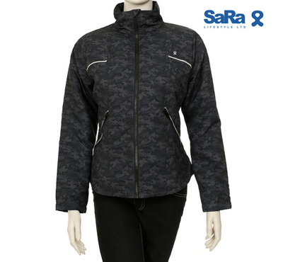 SaRa Ladies Jacket (WJK62WDC-Grey), Size: XL